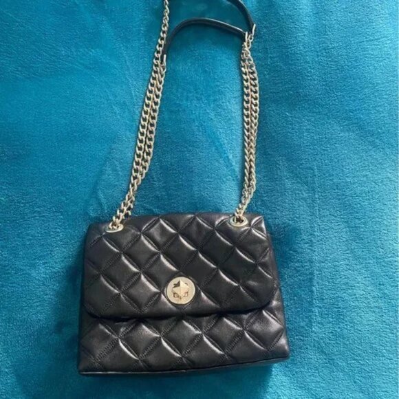 Kate Spade Black Quilted Crossbody Bag - Picture 2 of 7